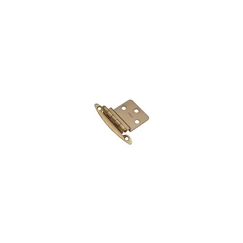 Free Swinging 3/8" Inset Face Mount Hinge, Screw-on Antique Brass Free Swinging 3/8" Inset Face Mount Hinge, Screw-on Antique Brass