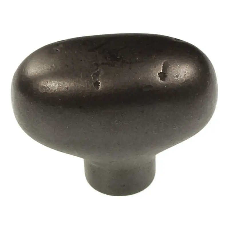 Belwith Keeler Carbonite Series Black Iron 1-7/8 in (48 mm) L x 1 in (25 mm) W Knob P3671-BI Belwith Keeler Carbonite Series Black Iron 1-7/8 in (48 mm) L x 1 in (25 mm) W Knob P3671-BI