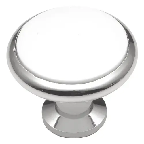 Tranquility Series White Porcelain/Chrome 1-3/8" (35 mm) Diameter Knob Tranquility Series White Porcelain/Chrome 1-3/8" (35 mm) Diameter Knob