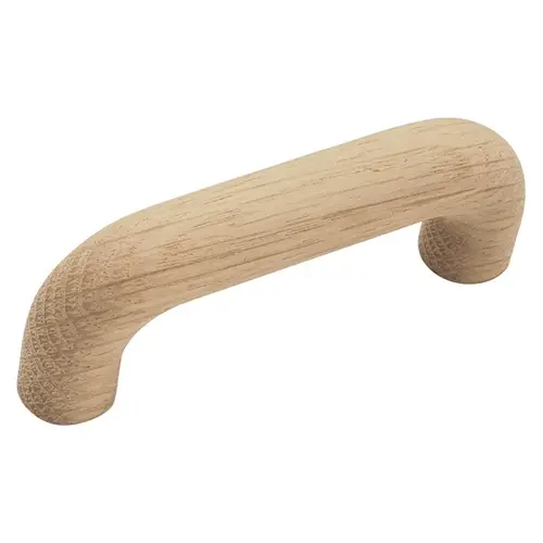Natural Woodcraft Series 3" (76 mm) Center to Center Unfinished Wood Pull Natural Woodcraft Series 3" (76 mm) Center to Center Unfinished Wood Pull