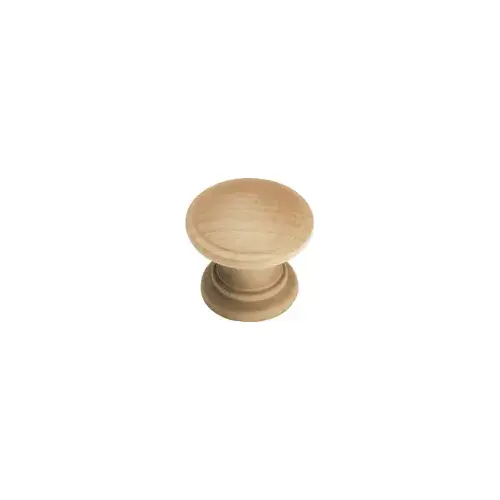 Natural Woodcraft Series Unfinished Wood 1-1/4" (32 mm) Diameter Knob Natural Woodcraft Series Unfinished Wood 1-1/4" (32 mm) Diameter Knob
