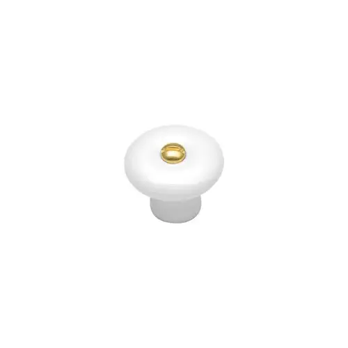 English Cozy Series White 1-1/4" (32 mm) Diameter Knob English Cozy Series White 1-1/4" (32 mm) Diameter Knob