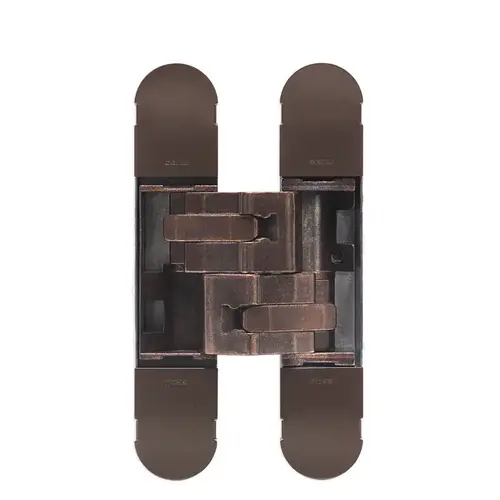 1131 Invisible 180  Opening Hinge, Matte Black