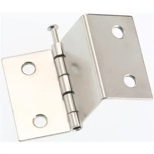 Selby Reversible Hinge, 270 degree Screw-on Bright Nickel