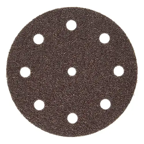 Saphir 5" 24 Grit Hook & Loop 9-Hole Aluminum Oxide on Paper Backed Sanding Disc