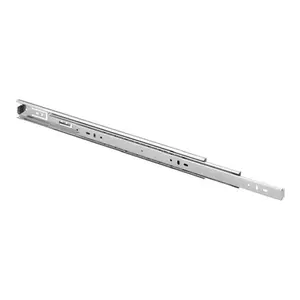 Fulterer USA, Inc. 5261 Fulterer 12" Full Extension Hold-in anti-rebound Ball Bearing Drawer Slides, Unhanded Side Mount Zinc