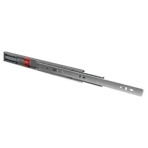 Fulterer USA, Inc. 75090 Fulterer 28" Full Extension Soft-Close Ball Bearing Drawer Slides, Unhanded Side Mount Zinc