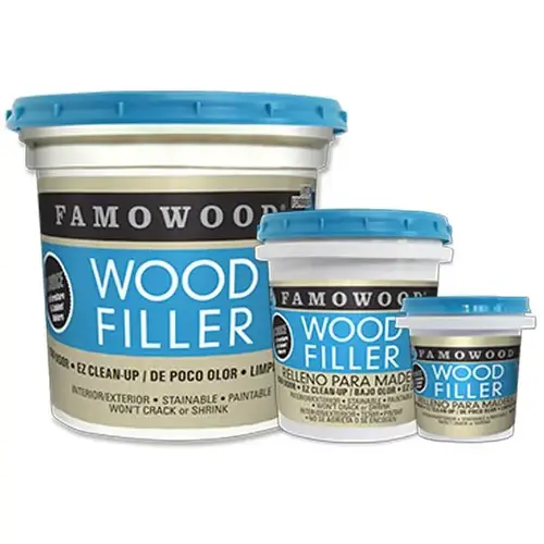 Wood Filler, Water-Based, 23 oz, Walnut