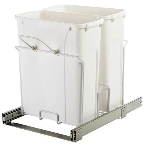 TXT DBL 20QT WHT BIN BTTM MNT TRSH P-OUT White TXT DBL 20QT WHT BIN BTTM MNT TRSH P-OUT White