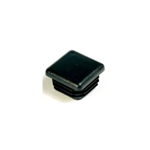 Superior Components Square Glide/Cap for 1" Square Table Legs Black