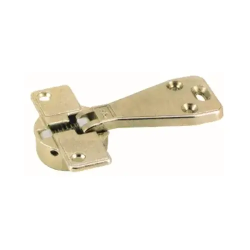 90 Opening Fascia Hinge With Spring, 45mm Bore Pattern, Nickel-Plated 90 Opening Fascia Hinge With Spring, 45mm Bore Pattern, Nickel-Plated