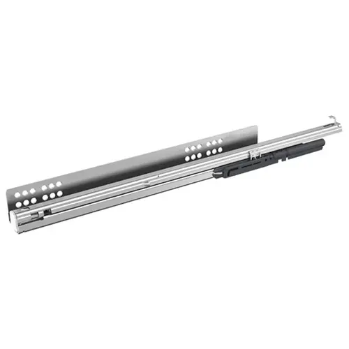 Hettich Quadro V6 520mm Soft-Close Full Extension Undermount Drawer Slides, Ball Bearing Right hand Zinc