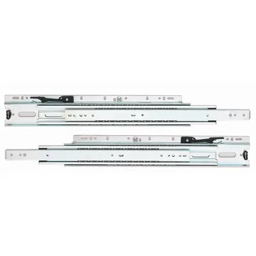 Knape and Vogt 22" Over Travel Hold-in anti-rebound Ball Bearing File Drawer Slides 6505 Series, Unhanded Side Mount Zinc Bulk-Pack Knape and Vogt 22" Over Travel Hold-in anti-rebound Ball Bearing File Drawer Slides 6505 Series, Unhanded Side Mount Zinc Bulk-Pack