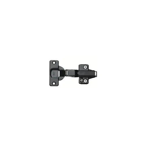 Overlay Door Hinge Kit for KV Pocket Door Slides for 3/4" Door Thickness, 3/4" Cup Diameter, Self-Closing, Black Overlay Door Hinge Kit for KV Pocket Door Slides for 3/4" Door Thickness, 3/4" Cup Diameter, Self-Closing, Black