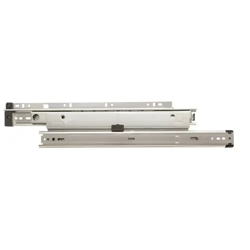 12" Drawer Slide Overtravel, Steel Material, Ball Bearing Type, 150 Lb Load Capacity, Anochrome Finish, 8500 Series