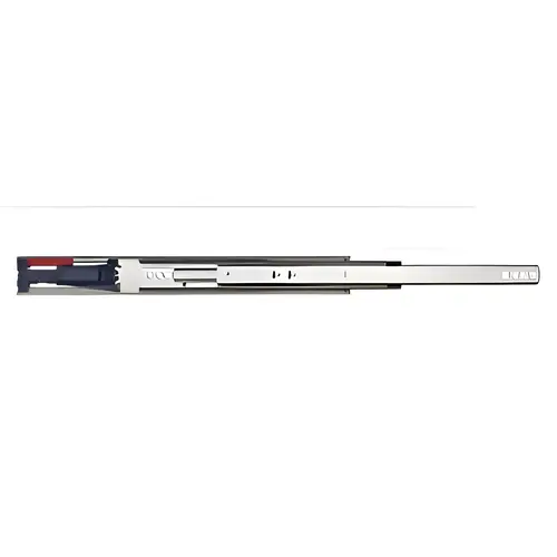 Knape and Vogt 28" Full Extension Soft-Close Ball Bearing Drawer Slides 8850 Series, Unhanded Side Mount Zinc Bulk-Pack