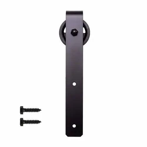 Barn Door Hardware Aluminum Accessory 3" Hook Hanger, Black