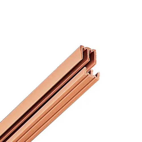 Knape & Vogt P2417 TAN 48 1/4 In. x 48 In. Plastic Sliding Door Track & Guides Tan 1/4 In. x 48 In. Plastic Sliding Door Track & Guides Tan