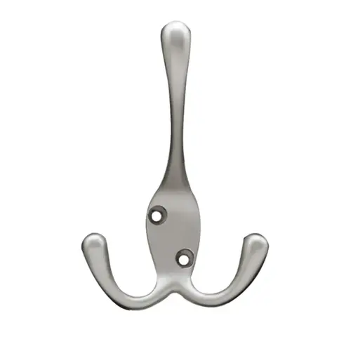 Robe Towel Hooks - Tri Satin Nickel Finish