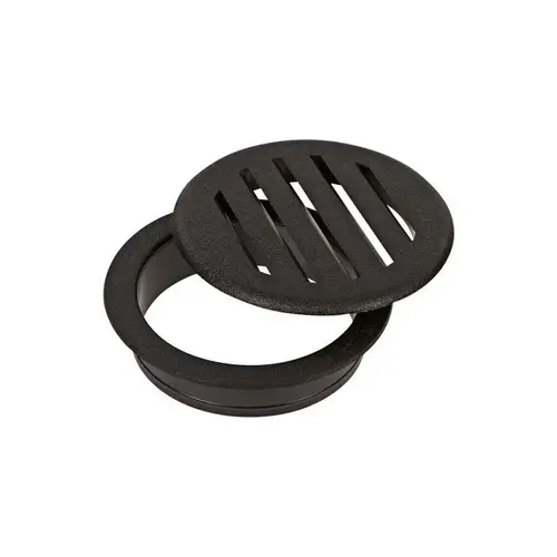 3" Air Vent Grommet Cap Set for 2-1/2" Hole, Matte Black