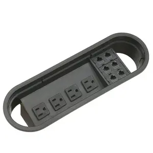 Doug Mockett and Company, Inc. PCS3-90 POWER/COMM GROMMET,BLK Black