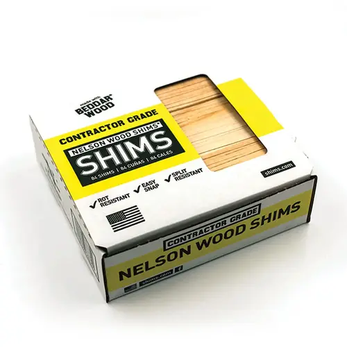 SHIMS CONTRACTOR 8 84/BOX BEDDARWOOD - pack of 84