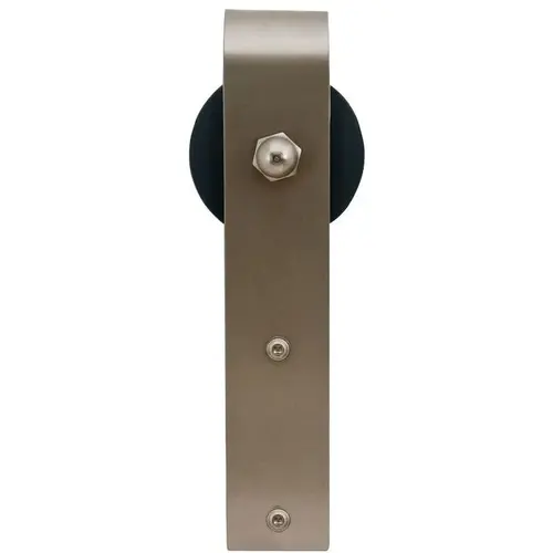 HOOK DOOR STRAP W-ROLLER SATIN NICKEL