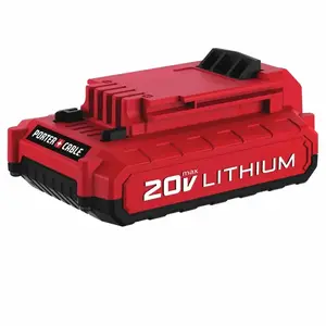 Porter-Cable PCC680L Porter Cable 20 Volt Lithium-Ion Battery Pack 1.5 Ah Compact Battery, MAX
