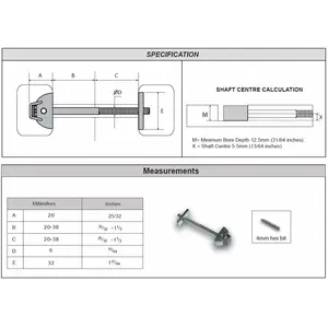 Zipbolt 0614176816961 1 4MM HEX DRIVE BIT FOR ZIPBOLT