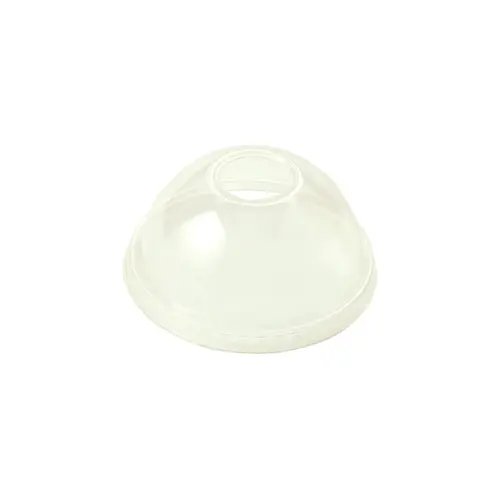 CUP LID DOME COMPOSTABLE CORN STARCH