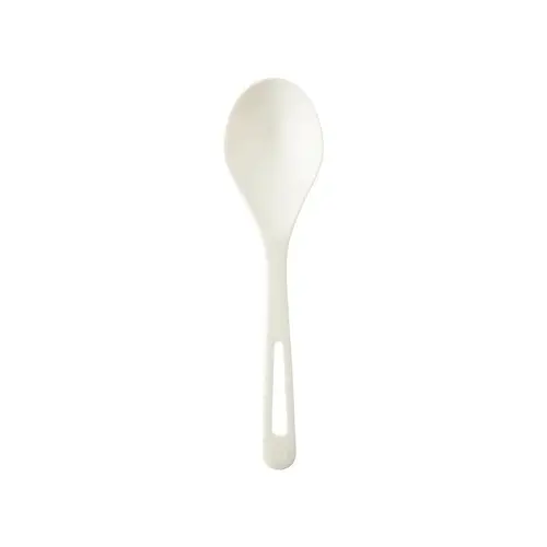 World Centric Tpla Compostable Corn Starch Soup Spoon, 50 Each