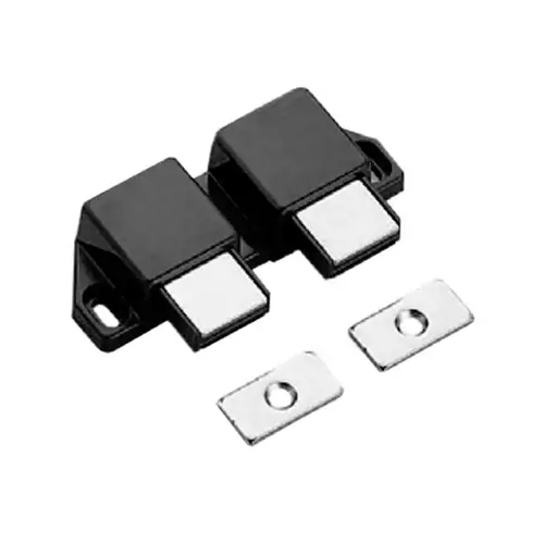 Double Magnetic Touch Latch, White Double Magnetic Touch Latch, White
