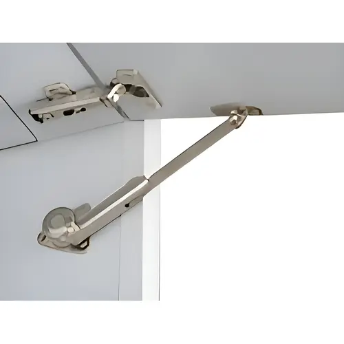 Right Hand Adjustable Soft-Down Lid Stay, Nickel-Plated Right Hand Adjustable Soft-Down Lid Stay, Nickel-Plated