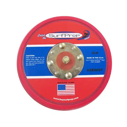 Replacement Pad No Hole 6" Round Pad - Non-Vacuum Hook and Loop Replacement Pad No Hole 6" Round Pad - Non-Vacuum Hook and Loop