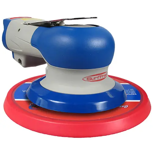 Trident Orbital Sander Air with 6" Round Hook and Loop Pad, Central Trident Orbital Sander Air with 6" Round Hook and Loop Pad, Central
