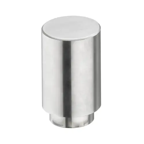 20MM DIA KNOB,BRUSH STAINLESS STEEL FIN
