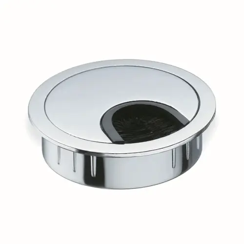 4398/60 Grommet, Matte Chrome 2-11/16" Diameter, Zamak