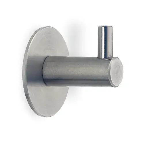 4410 Hooks, Brushed Stainless Steel 3/8" Dia., Stainless Steel Grade 303