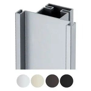 Schwinn 59250 Handle-Free Hardware 3915-290 Vertical Channel, Dark Bronze 1-5/8" Width, Aluminum