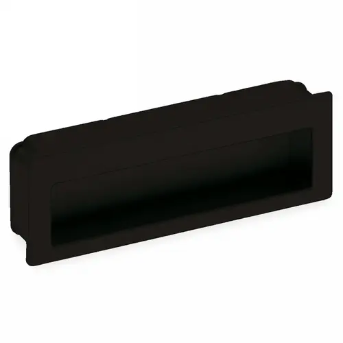 Schwinn Z078 Series 3-3/4 in (95 mm) Center to Center Matte Black Recessed Pull Schwinn Z078 Series 3-3/4 in (95 mm) Center to Center Matte Black Recessed Pull