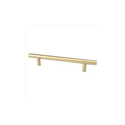 Bar Pull 5-1/16" (128 mm) Center to Center Satin Champagne Pull