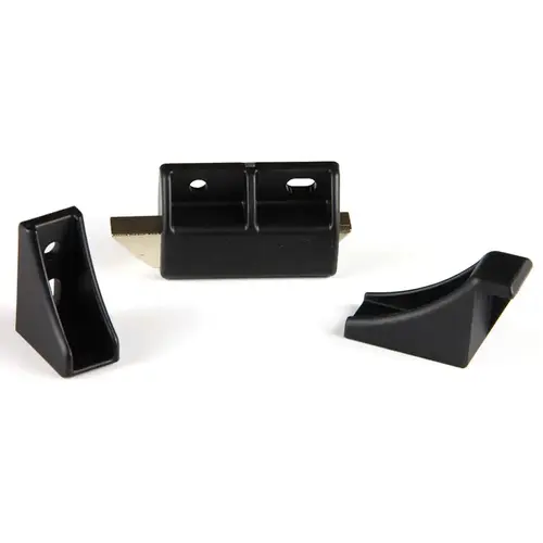 Double Door Latch for Right-Door, Black Double Door Latch for Right-Door, Black