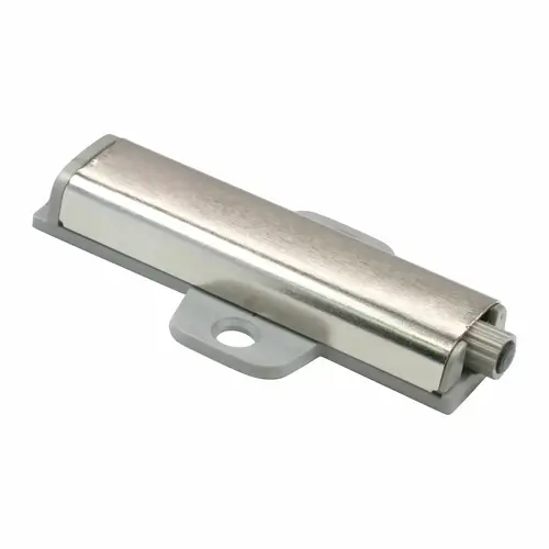 Cross Mounting Plate Push and Latch for Slim Drawer Cabinets, Silver Cross Mounting Plate Push and Latch for Slim Drawer Cabinets, Silver