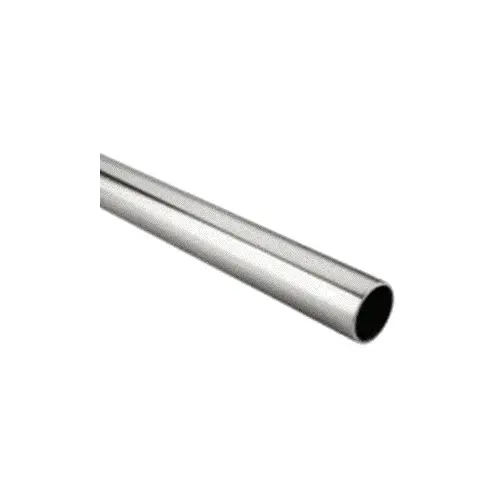 Polished Chrome 1-5/16"D x 4 ftL Round Closet Rod, Steel Polished Chrome 1-5/16"D x 4 ftL Round Closet Rod, Steel