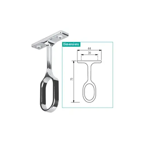 CLOSET ROD CENTER SUPPORT OVAL CHR CLOSET ROD CENTER SUPPORT OVAL CHR