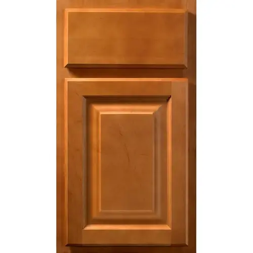 Classic Series Finished Refrigerator Panel Saginaw Door Style, Honey 29-7 8"W x 1-1/2"D x 96"H