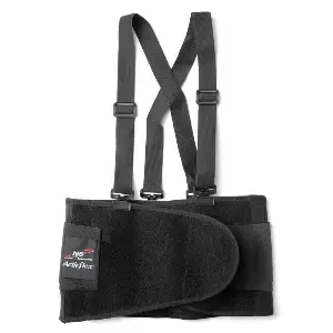 NORTHERN SAFETY CO., INC. 23925 XL Activflex Economical 1-1/4" Back Support, 47" - 56" Extra Large Black