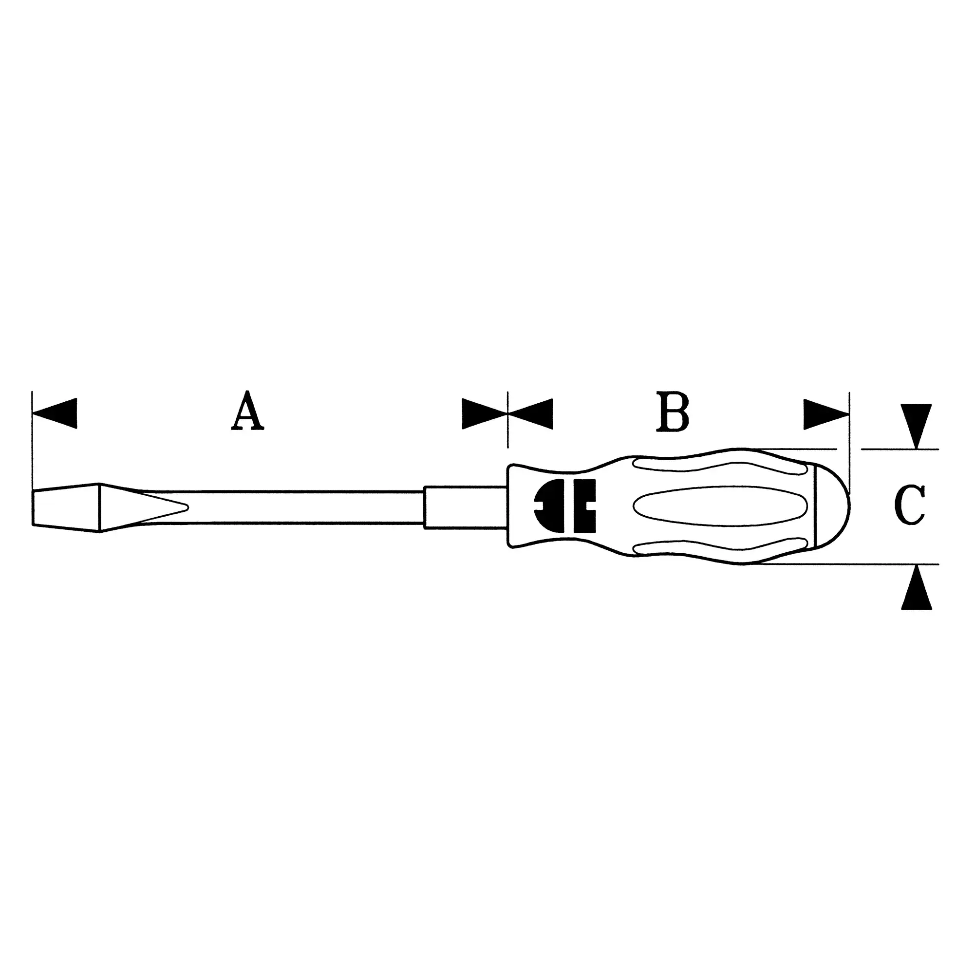 Wurth Zebra Torx Screwdriver Round Blade TX 15 061343415 Wurth Zebra Torx Screwdriver Round Blade TX 15 061343415