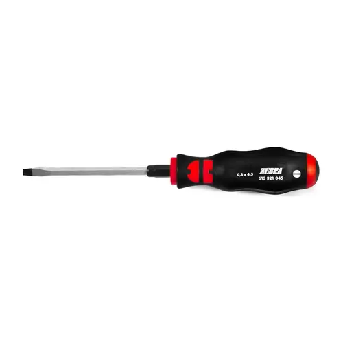 Zebra Slotted Screwdriver, Hexagon Blade, Impact Cap, Wrench, 0.8mm x 4.5mm