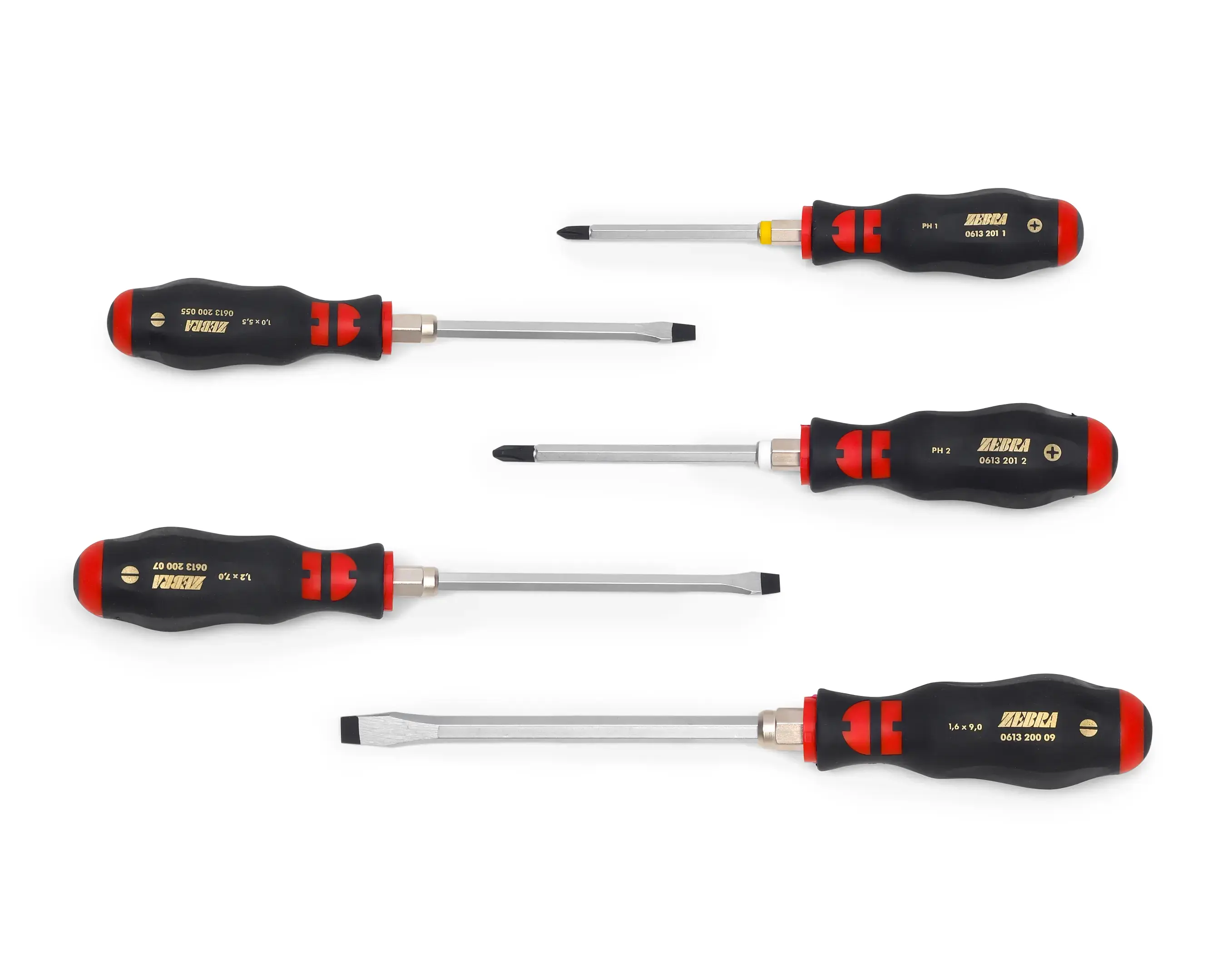 Wurth Zebra 3K Slotted And Phillips Head Screwdriver Set 5 Pieces 06139015 Wurth Zebra 3K Slotted And Phillips Head Screwdriver Set 5 Pieces 06139015